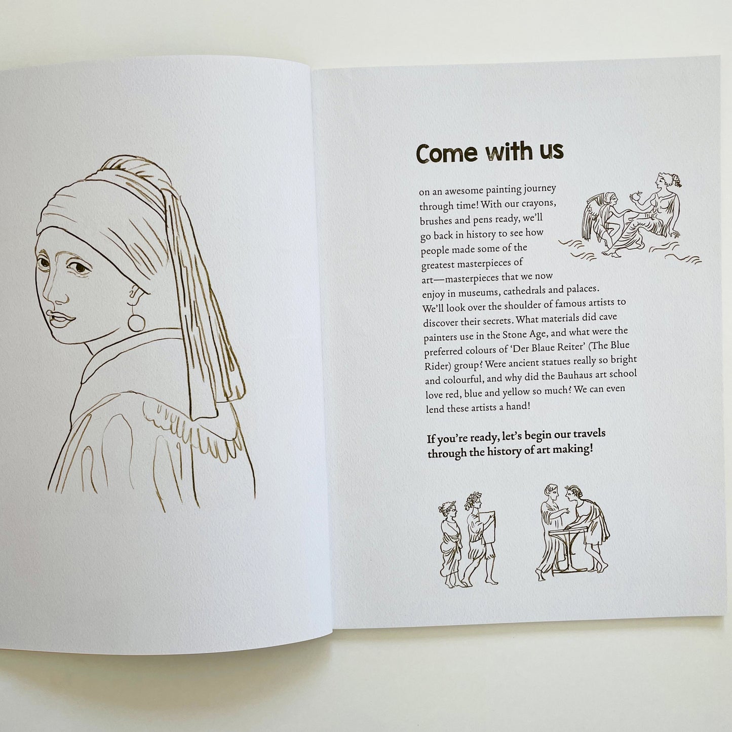 The Great Big Art History Colouring Book